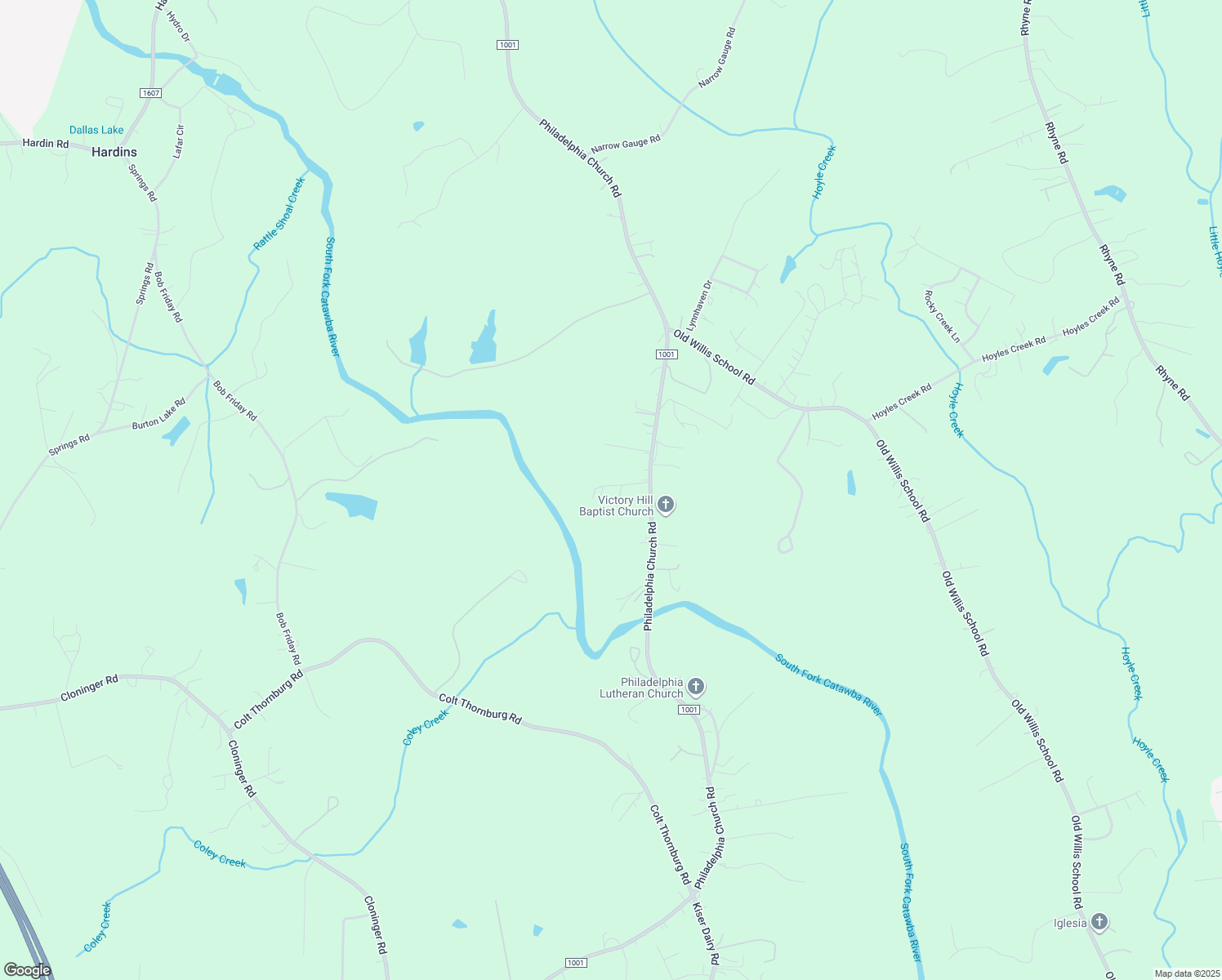 map of restaurants, bars, coffee shops, grocery stores, and more near 205 Sams Trail in Dallas