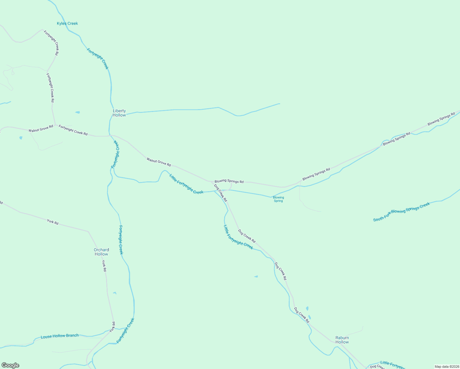 map of restaurants, bars, coffee shops, grocery stores, and more near 802 Blowing Springs Road in Lawrenceburg