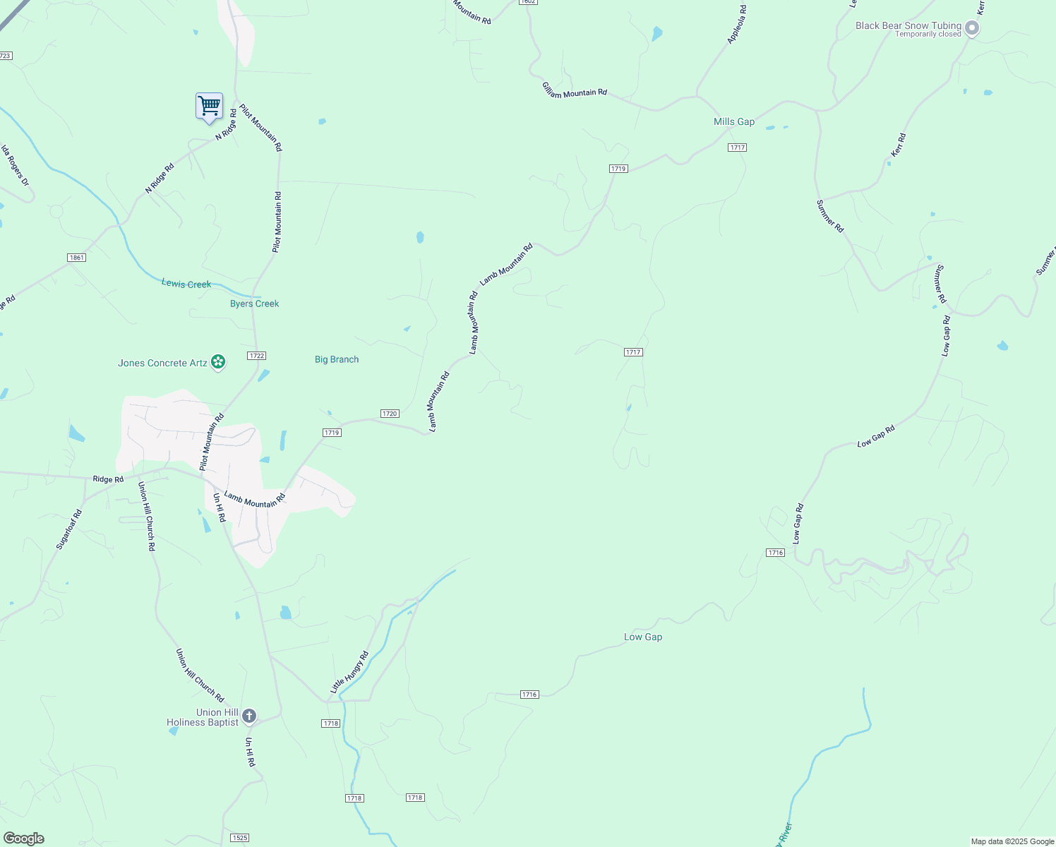 map of restaurants, bars, coffee shops, grocery stores, and more near 114 Chickasaw Trail in Hendersonville