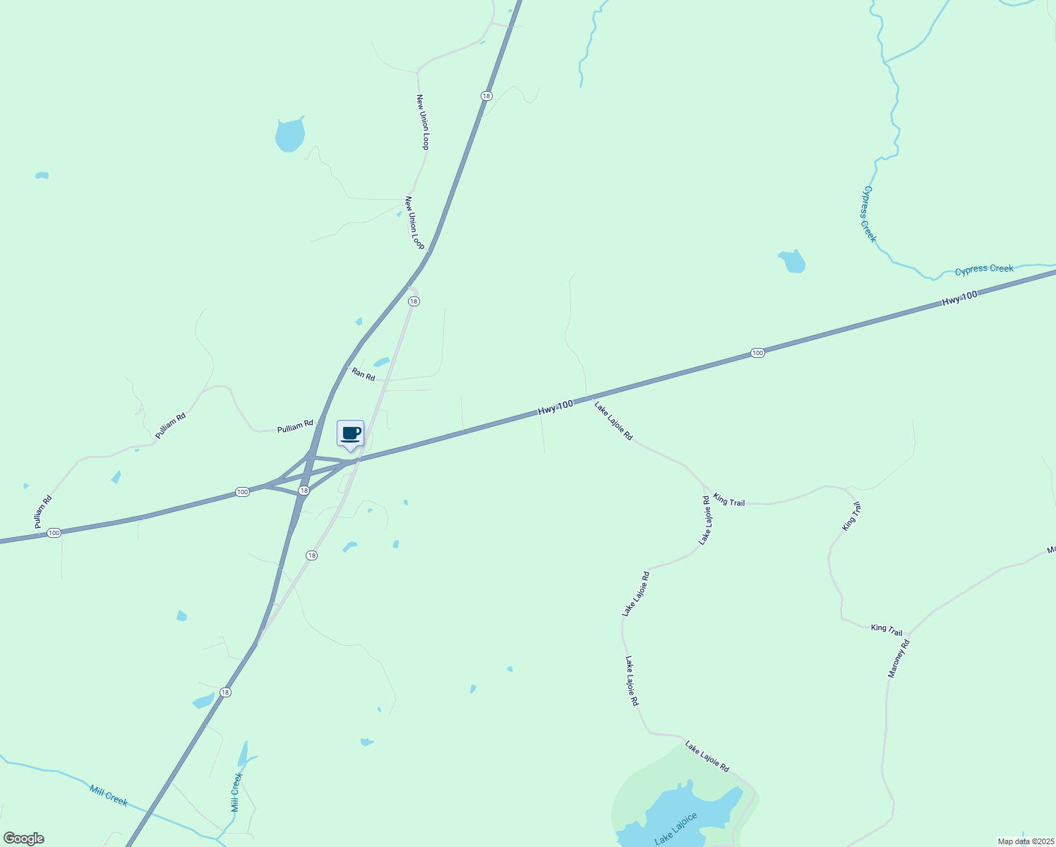map of restaurants, bars, coffee shops, grocery stores, and more near 16340 Tennessee 100 in Medon