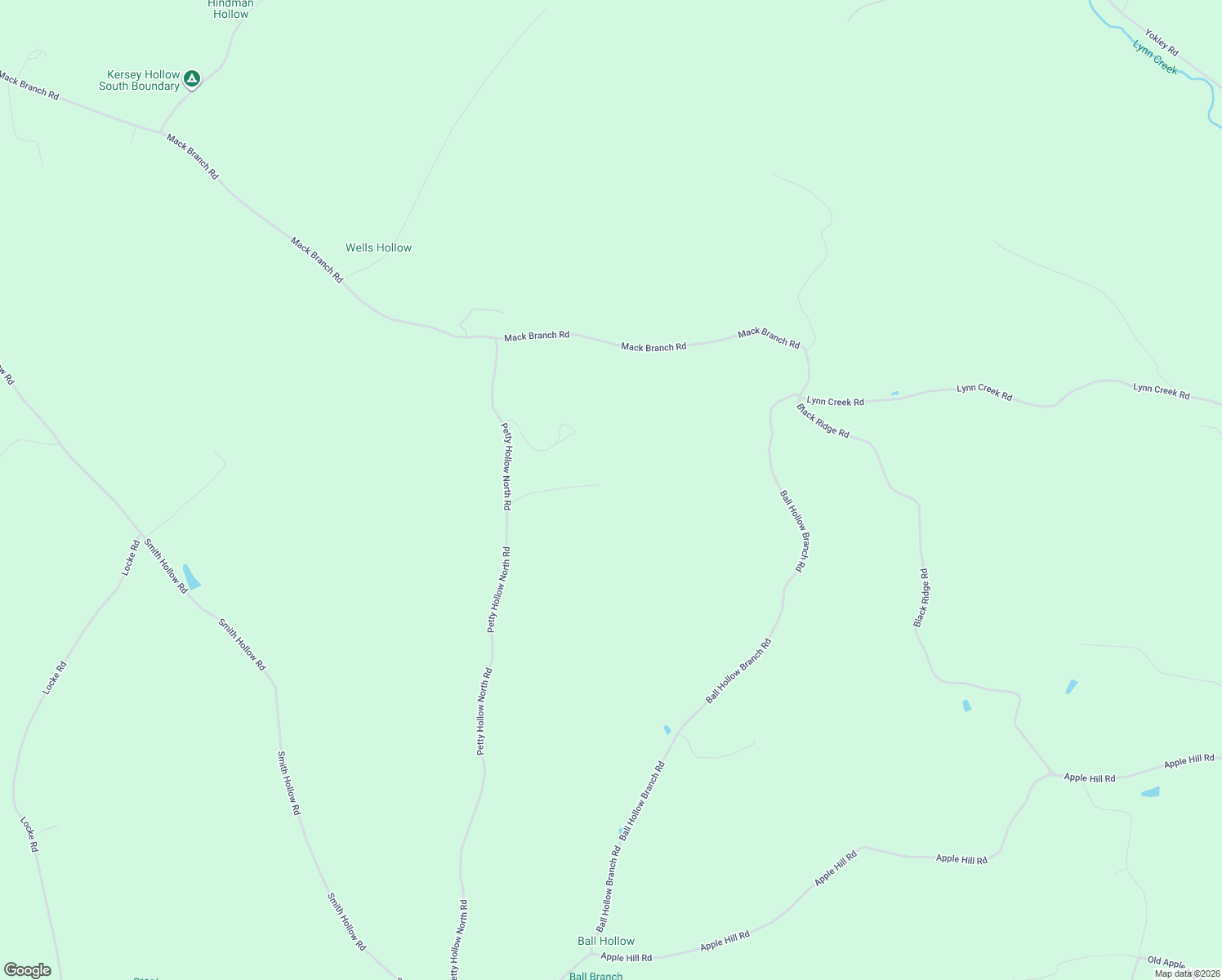 map of restaurants, bars, coffee shops, grocery stores, and more near 1820 Petty Hollow North Road in Lynnville