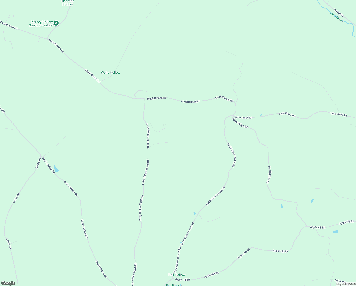 map of restaurants, bars, coffee shops, grocery stores, and more near 1820 Petty Hollow North Road in Lynnville