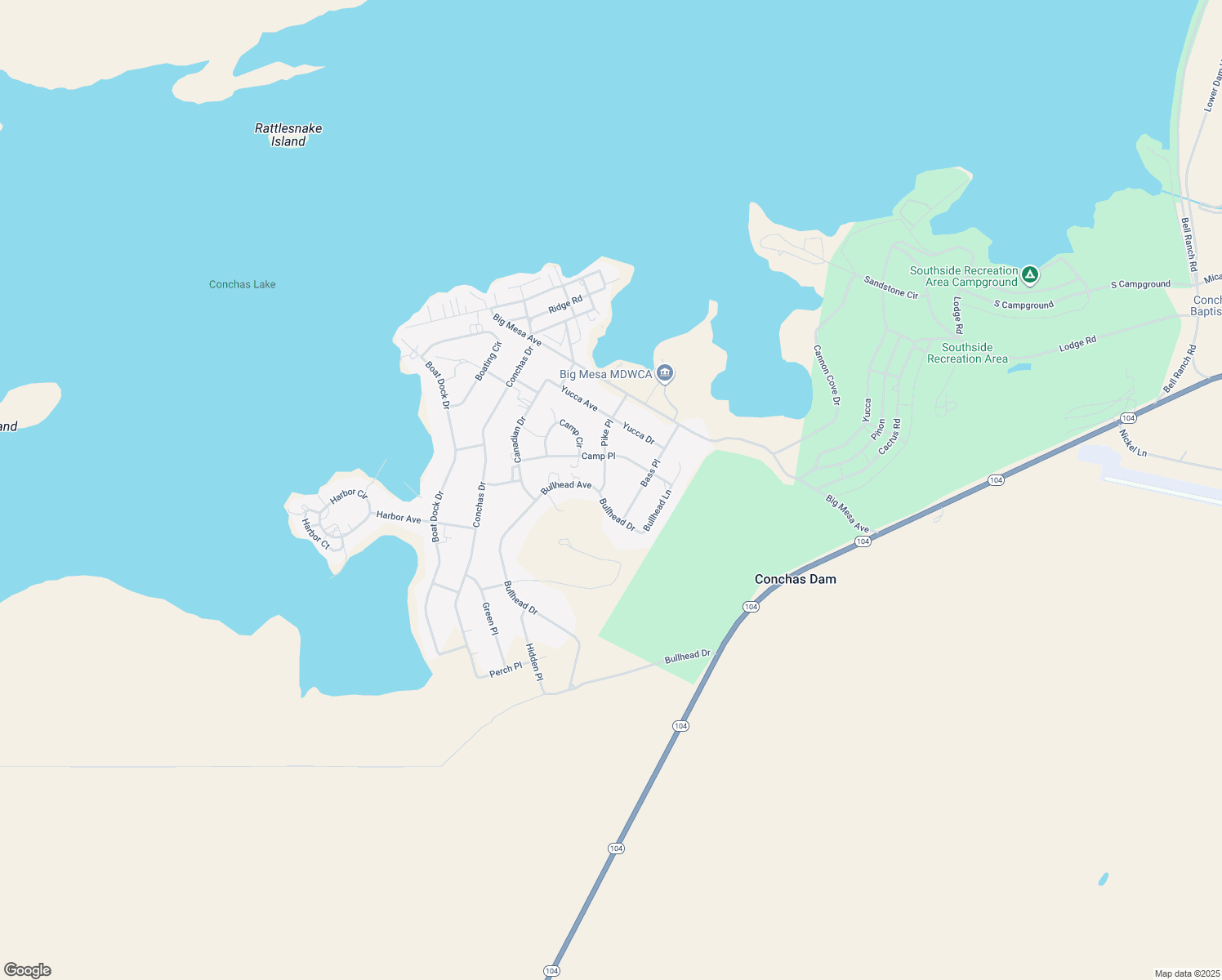 map of restaurants, bars, coffee shops, grocery stores, and more near 315 Pike Place in Conchas Dam