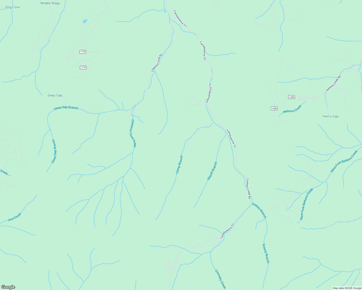 map of restaurants, bars, coffee shops, grocery stores, and more near 569 Camp Branch Road in Whittier
