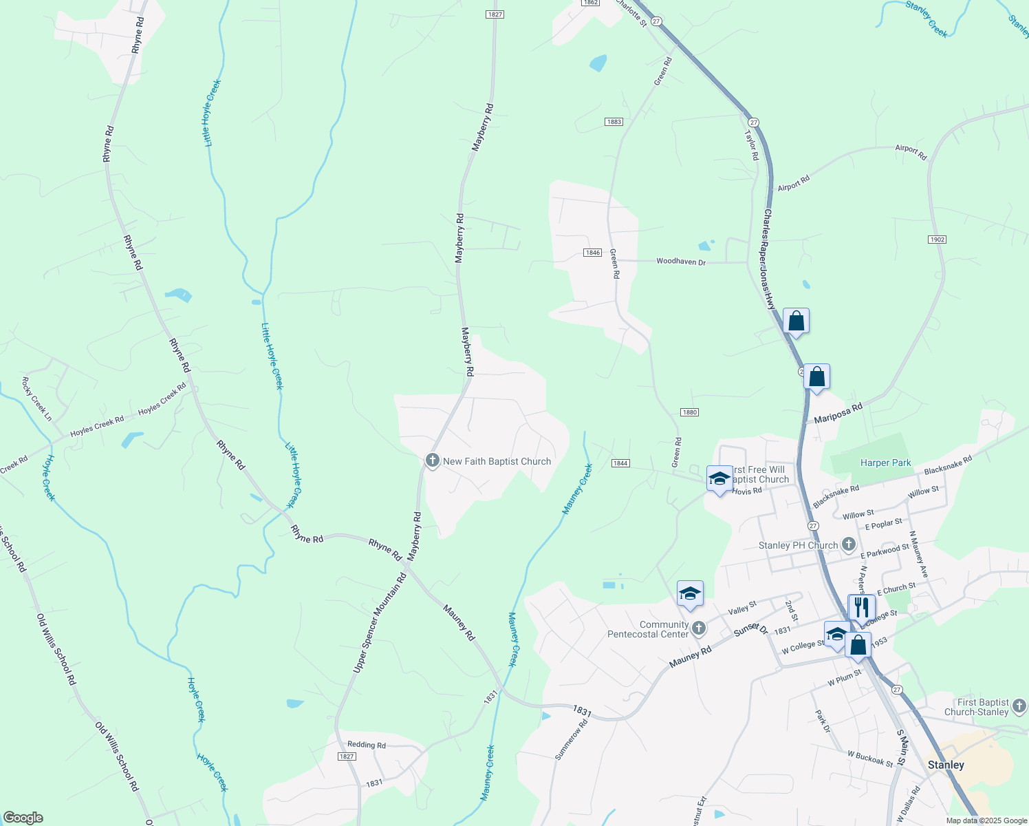 map of restaurants, bars, coffee shops, grocery stores, and more near 144 Randolph Road in Dallas