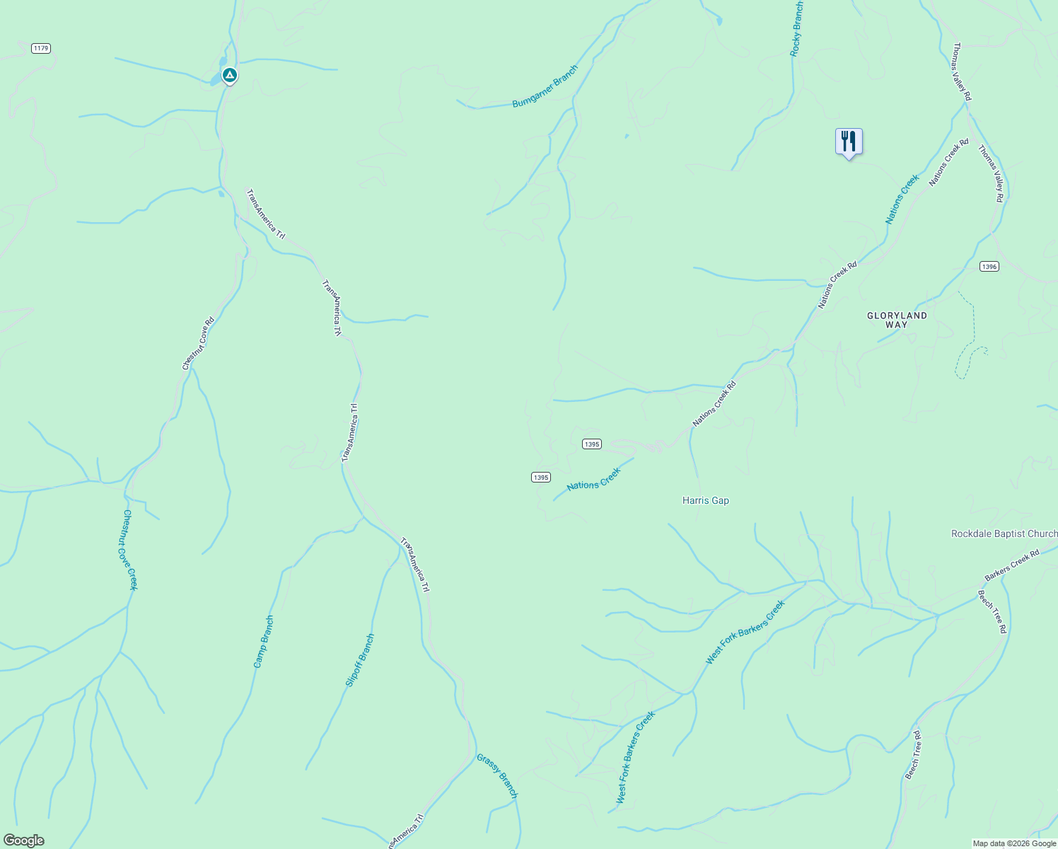 map of restaurants, bars, coffee shops, grocery stores, and more near 500 High Point Road in Whittier