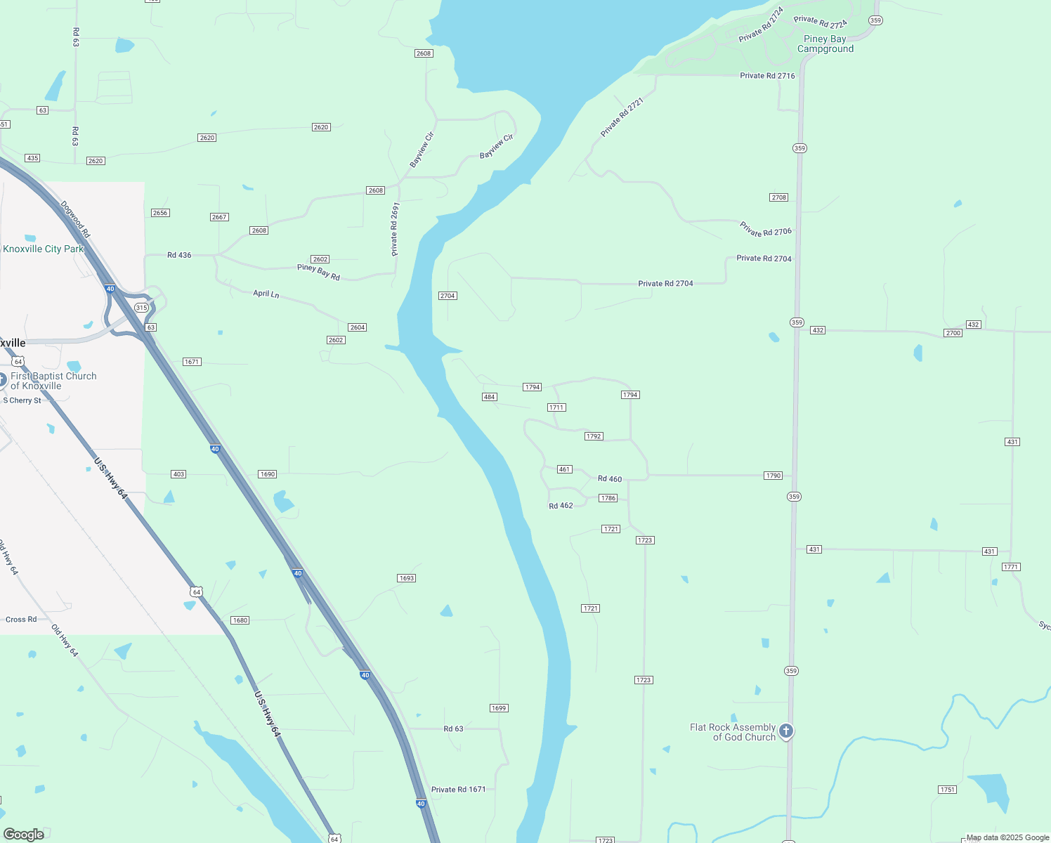 map of restaurants, bars, coffee shops, grocery stores, and more near 400 County Road 1709 in London