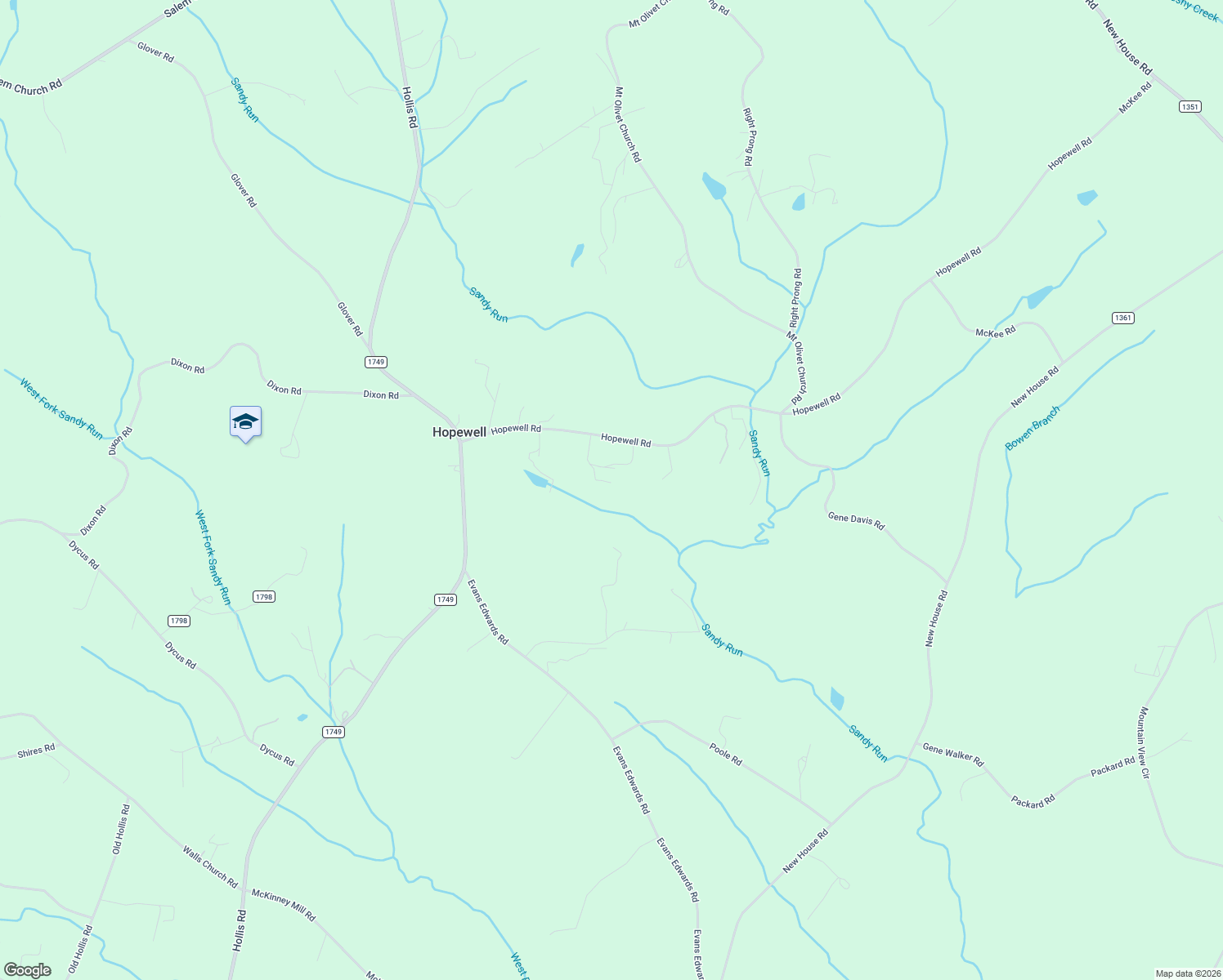map of restaurants, bars, coffee shops, grocery stores, and more near 158 Arabian Drive in Ellenboro