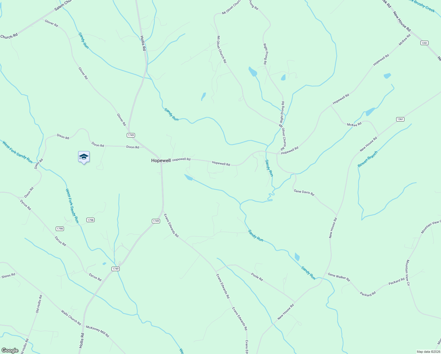 map of restaurants, bars, coffee shops, grocery stores, and more near 158 Arabian Drive in Ellenboro