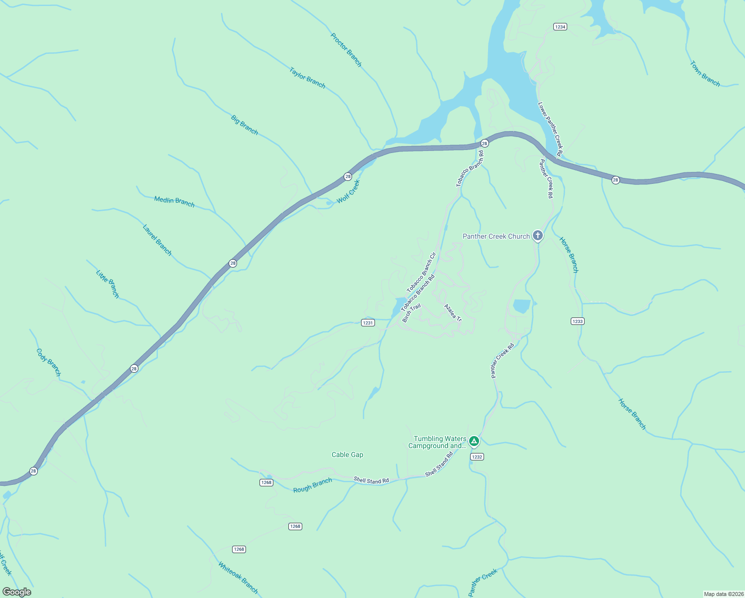 map of restaurants, bars, coffee shops, grocery stores, and more near 1184 Tobacco Branch Road in Robbinsville