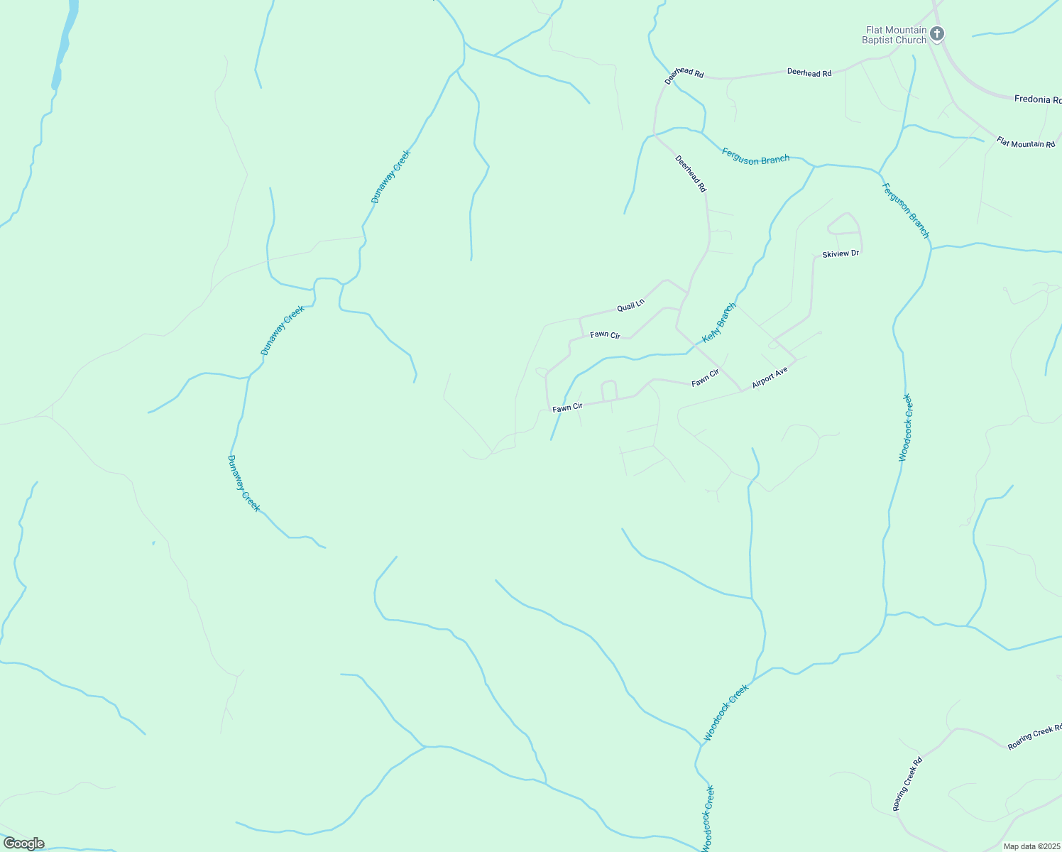 map of restaurants, bars, coffee shops, grocery stores, and more near 2 Fawn Circle in Dunlap