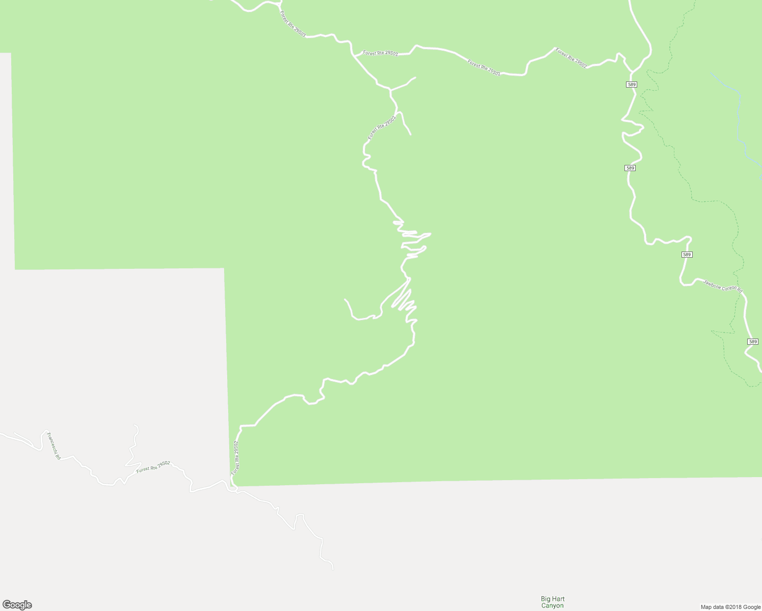 map of restaurants, bars, coffee shops, grocery stores, and more near Forest Route 29S02 in Kern County