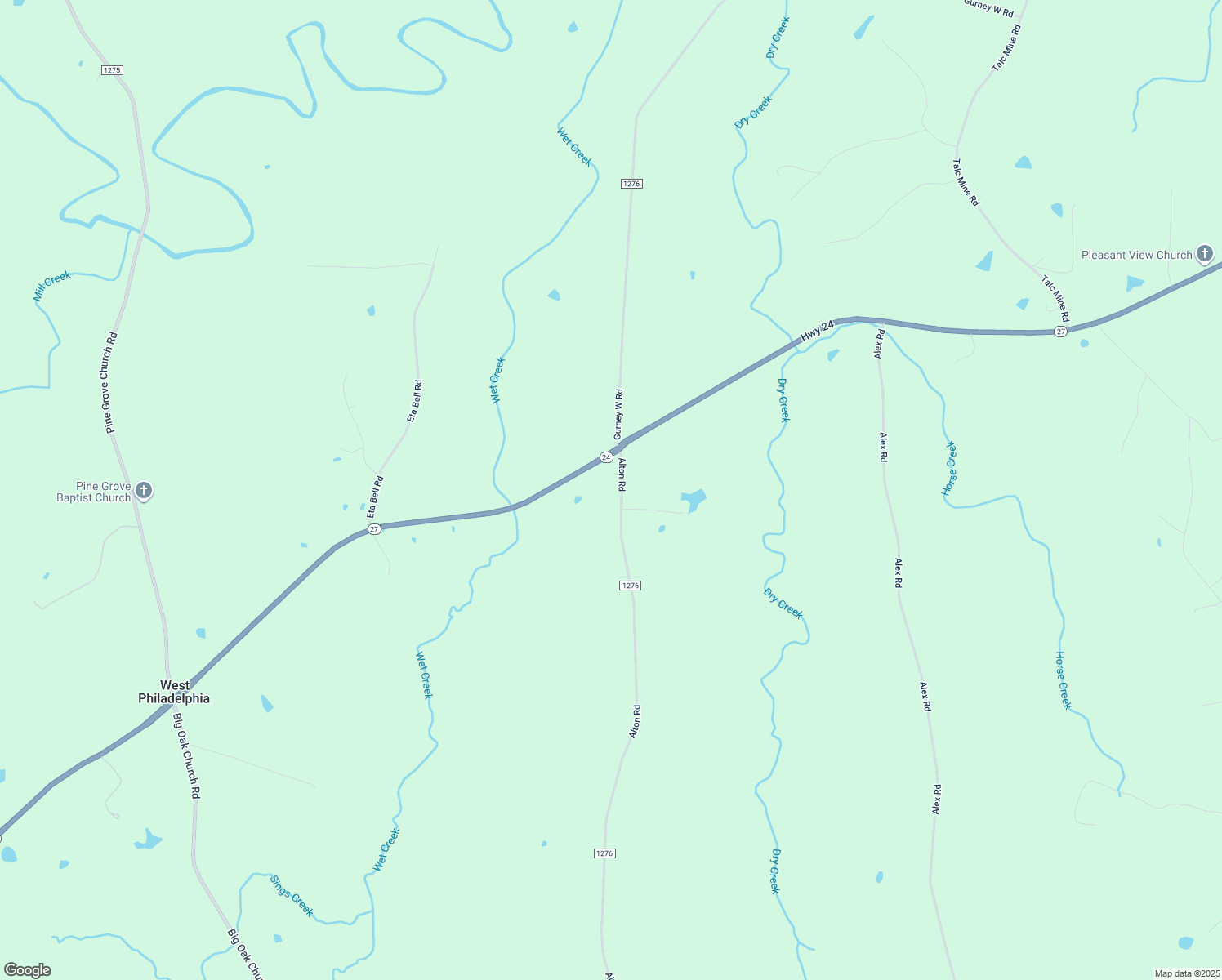 map of restaurants, bars, coffee shops, grocery stores, and more near 1412 Alton Road in Eagle Springs