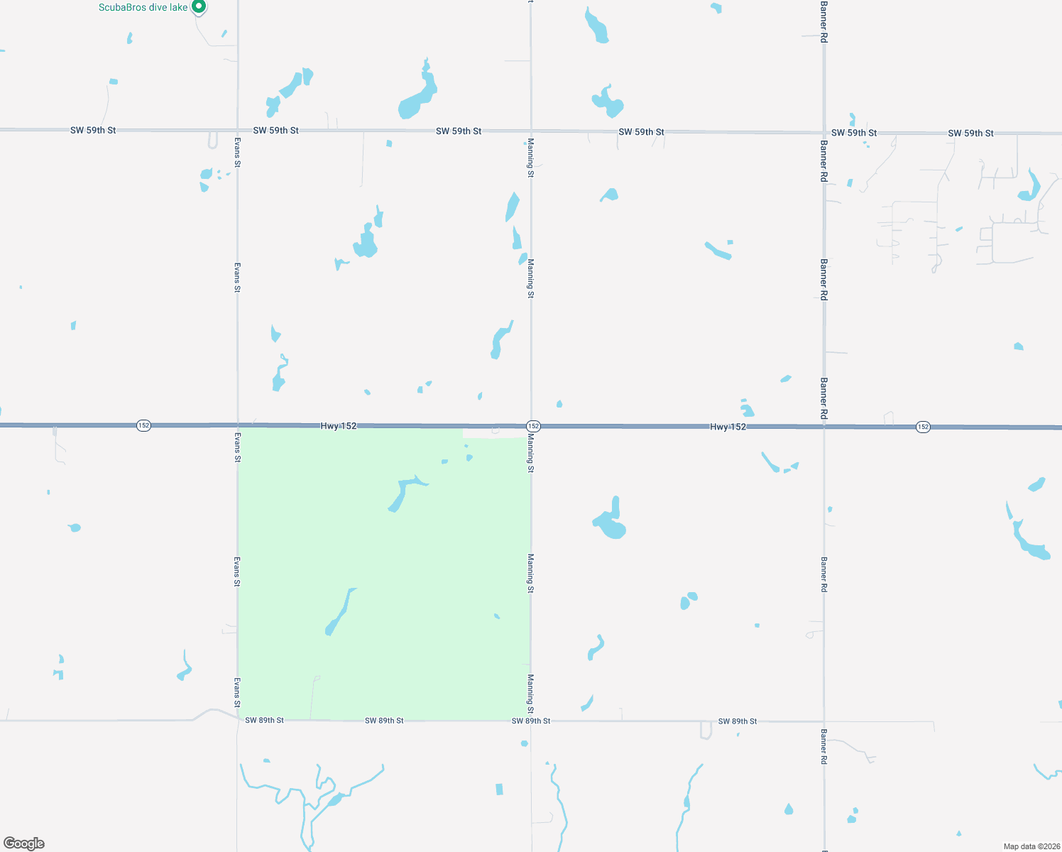 map of restaurants, bars, coffee shops, grocery stores, and more near Highway 152 in El Reno