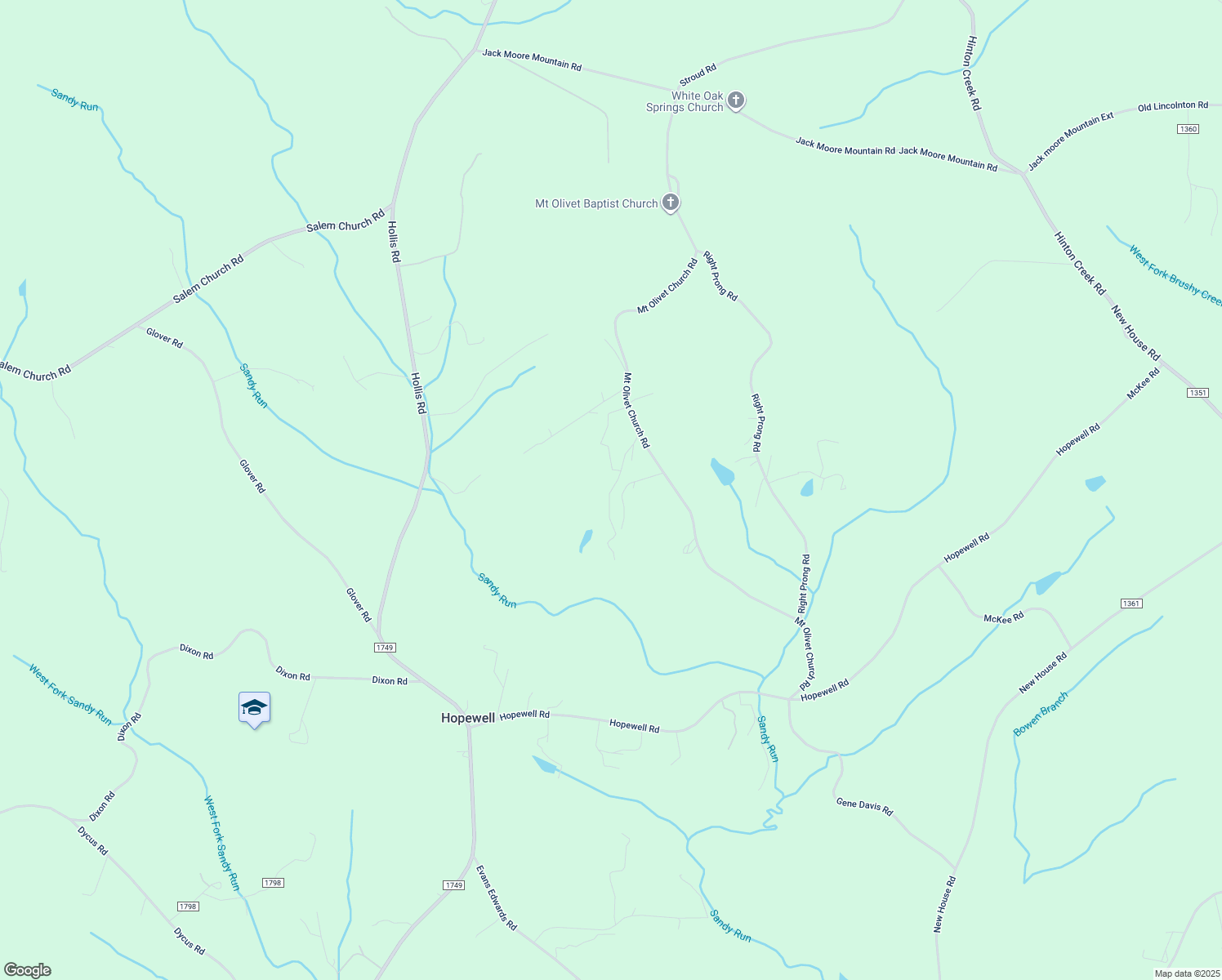 map of restaurants, bars, coffee shops, grocery stores, and more near Poverty Creek Farm Drive in Rutherford County