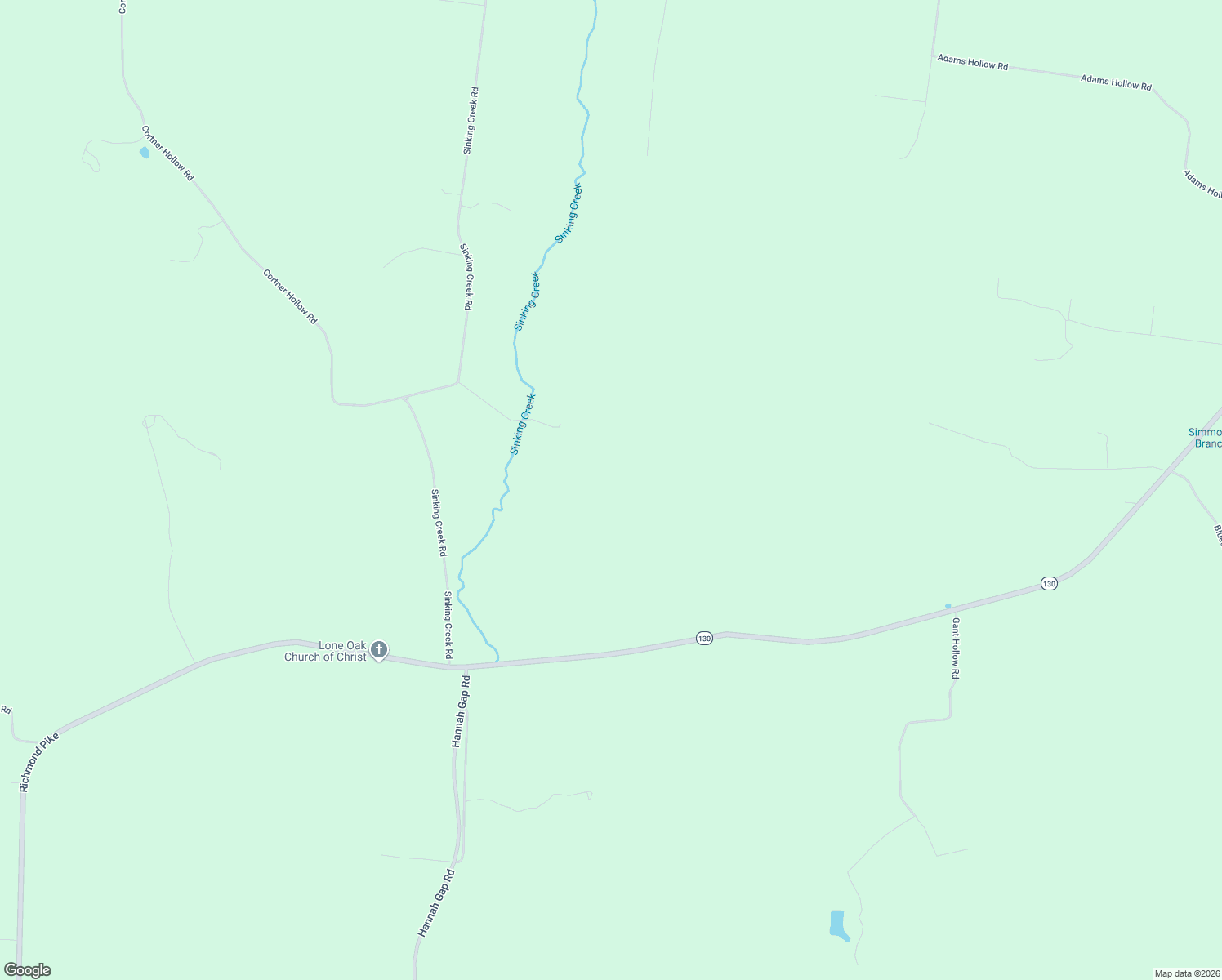 map of restaurants, bars, coffee shops, grocery stores, and more near 160 Sinking Creek Road in Petersburg