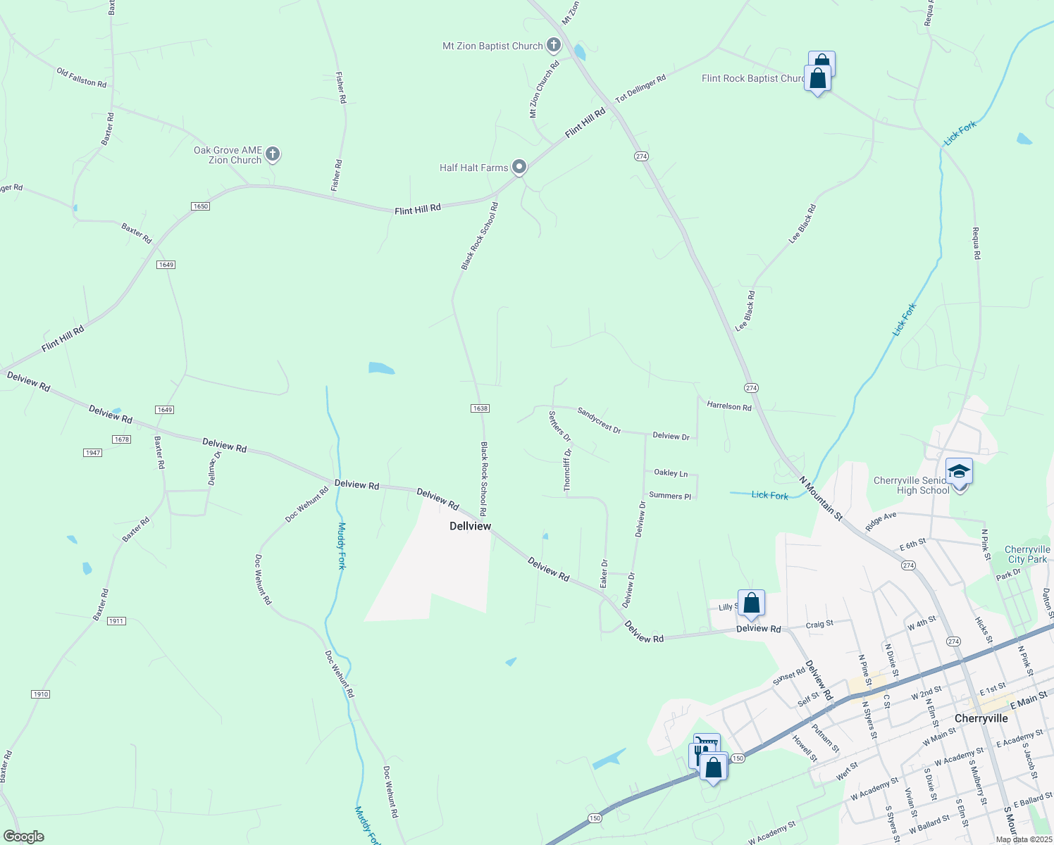 North Carolina 274, Cherryville NC Walk Score
