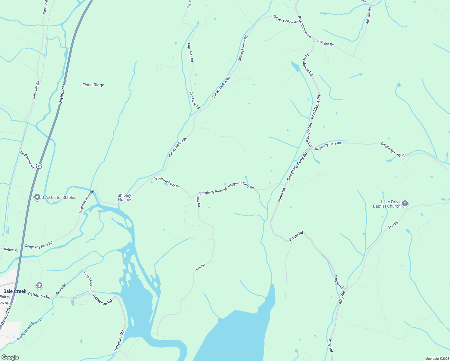 map of restaurants, bars, coffee shops, grocery stores, and more near 914-1002 Daugherty Ferry Rd in Sale Creek