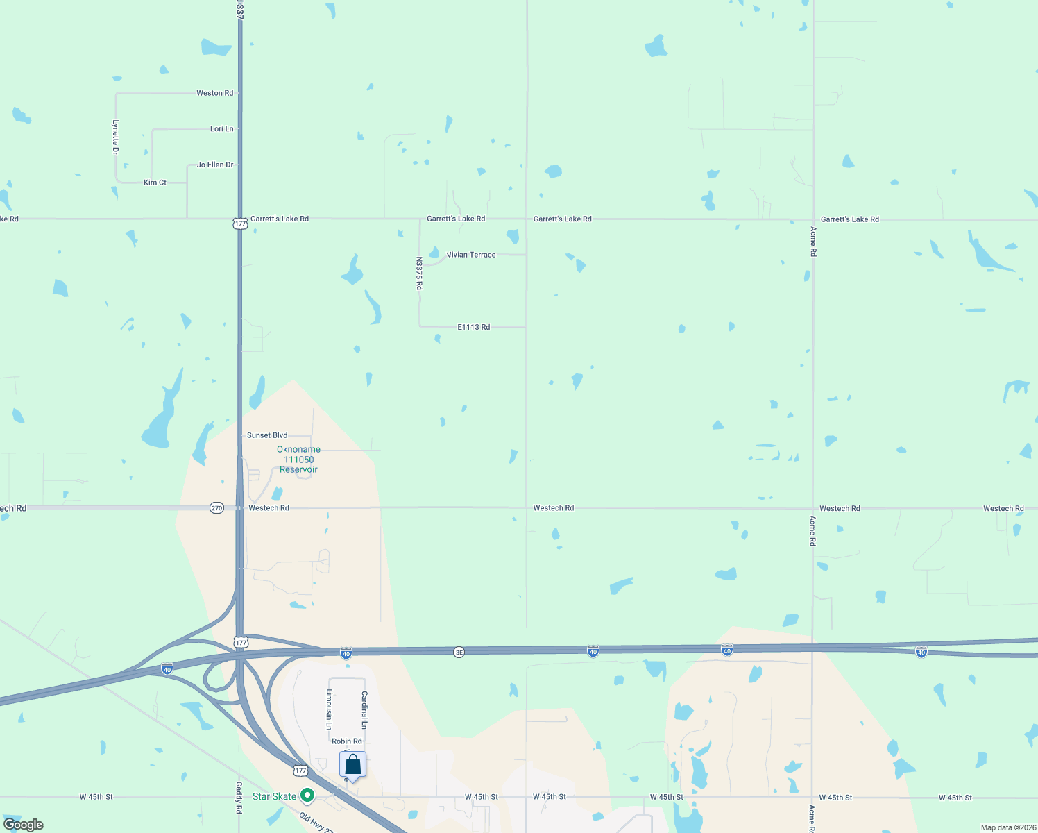 map of restaurants, bars, coffee shops, grocery stores, and more near 6170 Coker Road in Shawnee
