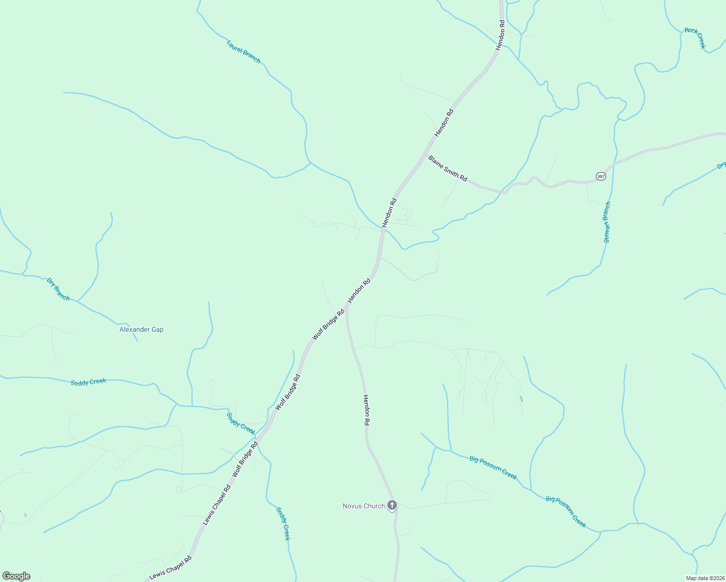 map of restaurants, bars, coffee shops, grocery stores, and more near State Highway 304 in Graysville