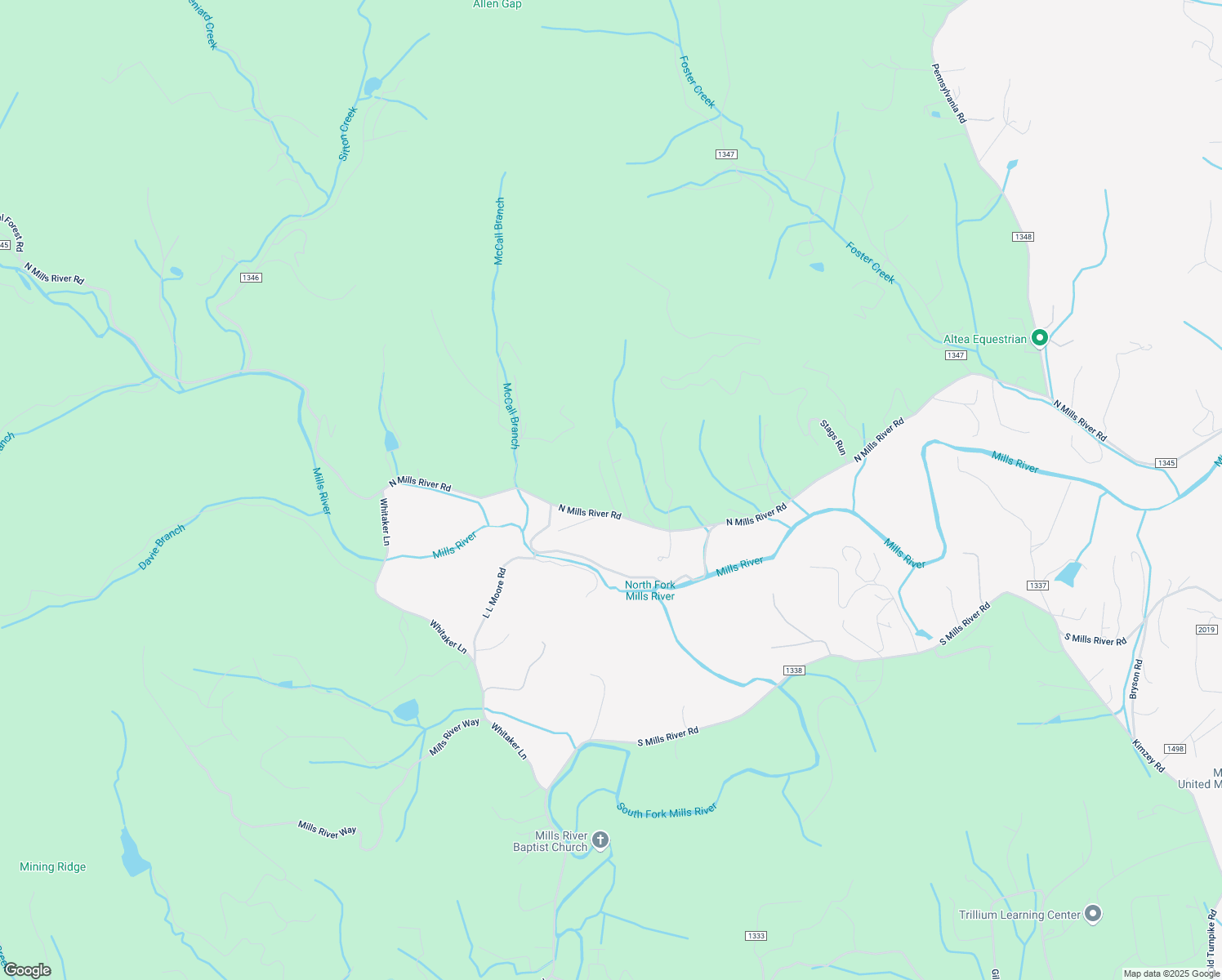 map of restaurants, bars, coffee shops, grocery stores, and more near 72 Twisted Tree Lane in Horse Shoe
