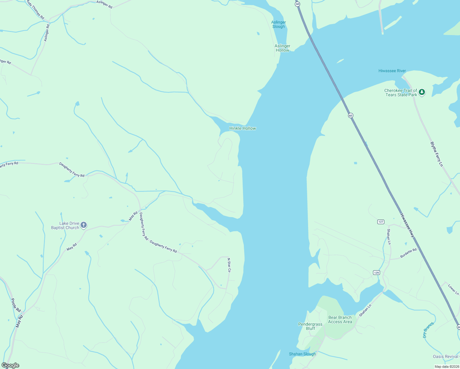 map of restaurants, bars, coffee shops, grocery stores, and more near 2186 Boat Hook Lane in Sale Creek