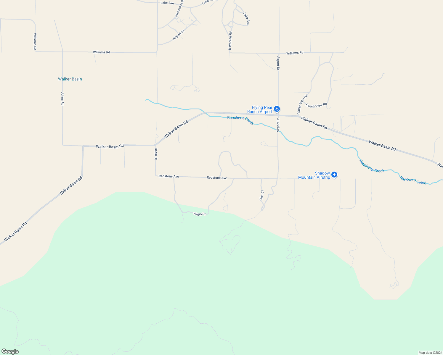 map of restaurants, bars, coffee shops, grocery stores, and more near 20423 Redstone Avenue in Kern County