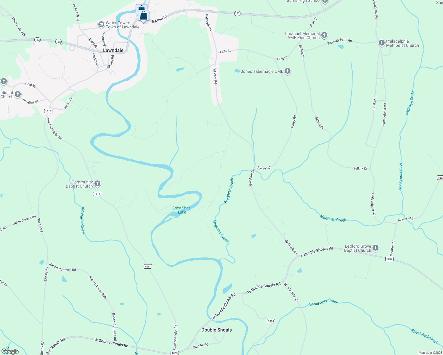 map of restaurants, bars, coffee shops, grocery stores, and more near 215 Powerhouse Road in Lawndale