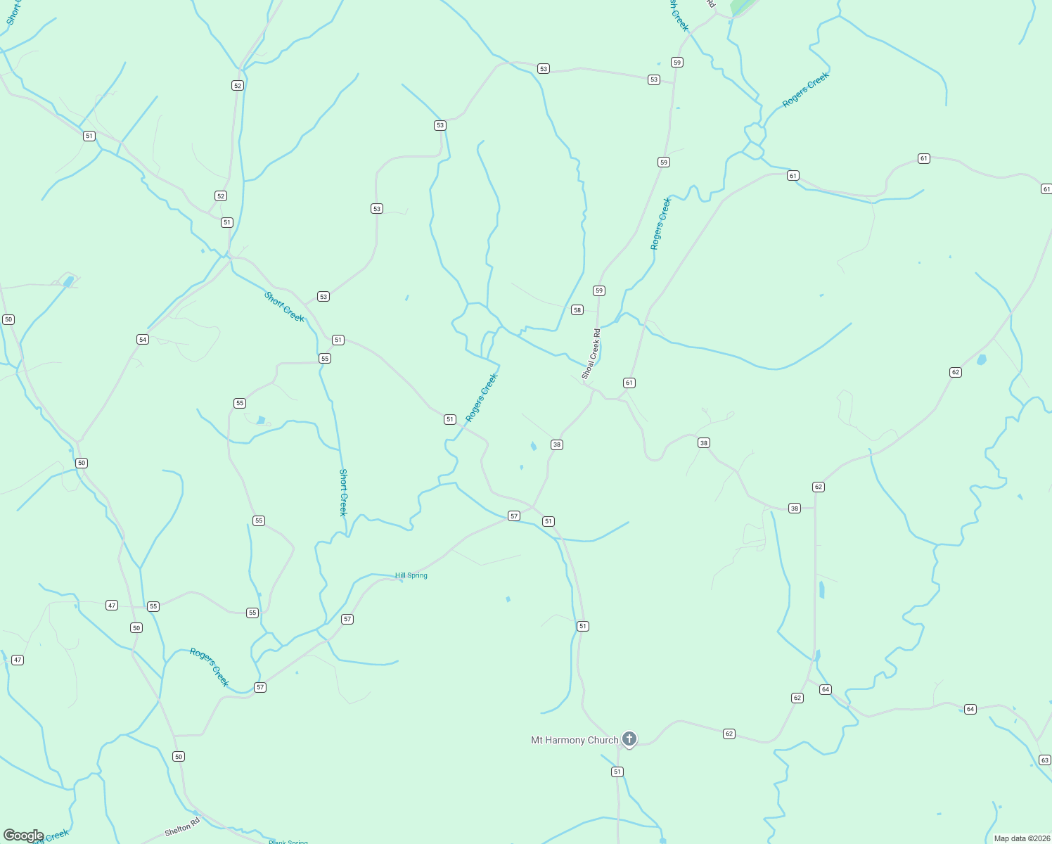 map of restaurants, bars, coffee shops, grocery stores, and more near 364 County Road 38 in Riceville