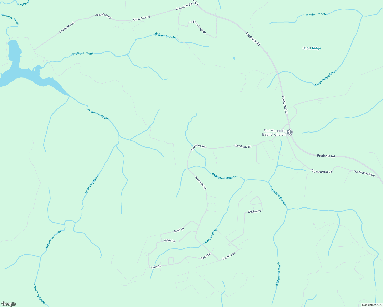 map of restaurants, bars, coffee shops, grocery stores, and more near 1135 Deerhead Road in Dunlap