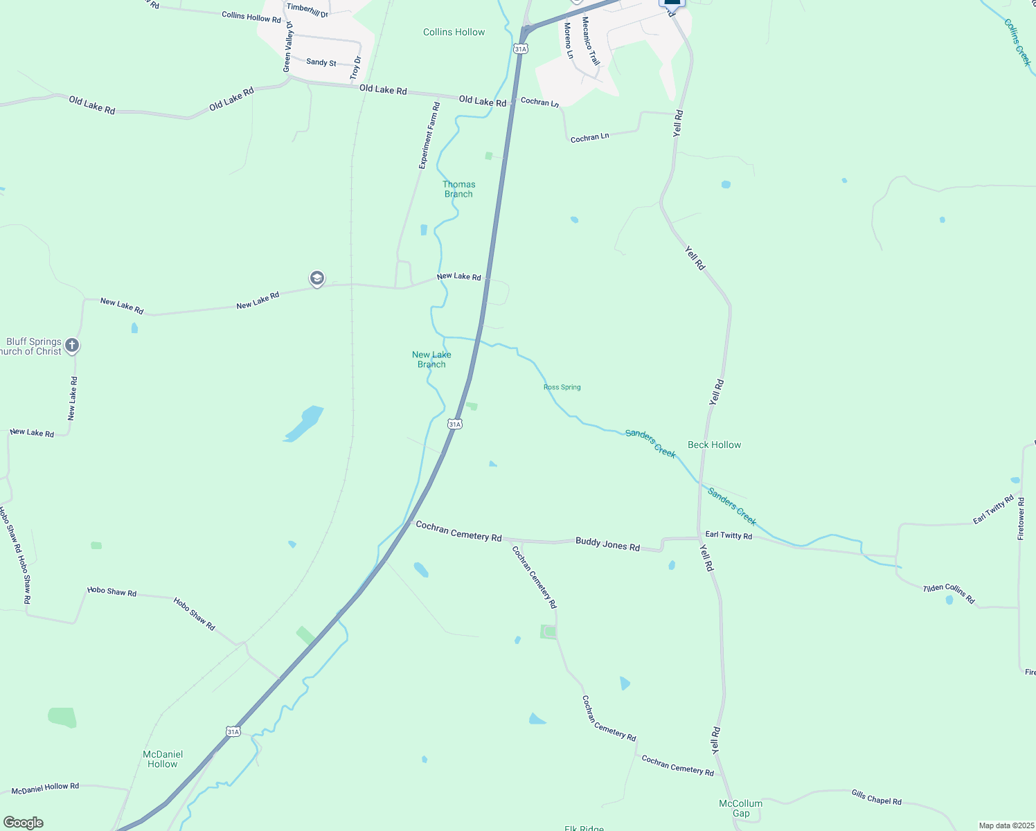 map of restaurants, bars, coffee shops, grocery stores, and more near 1533 Cornersville Hwy in Lewisburg