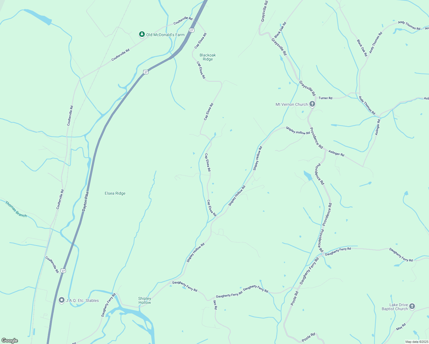 map of restaurants, bars, coffee shops, grocery stores, and more near 865 Cap Elsea Rd in Sale Creek