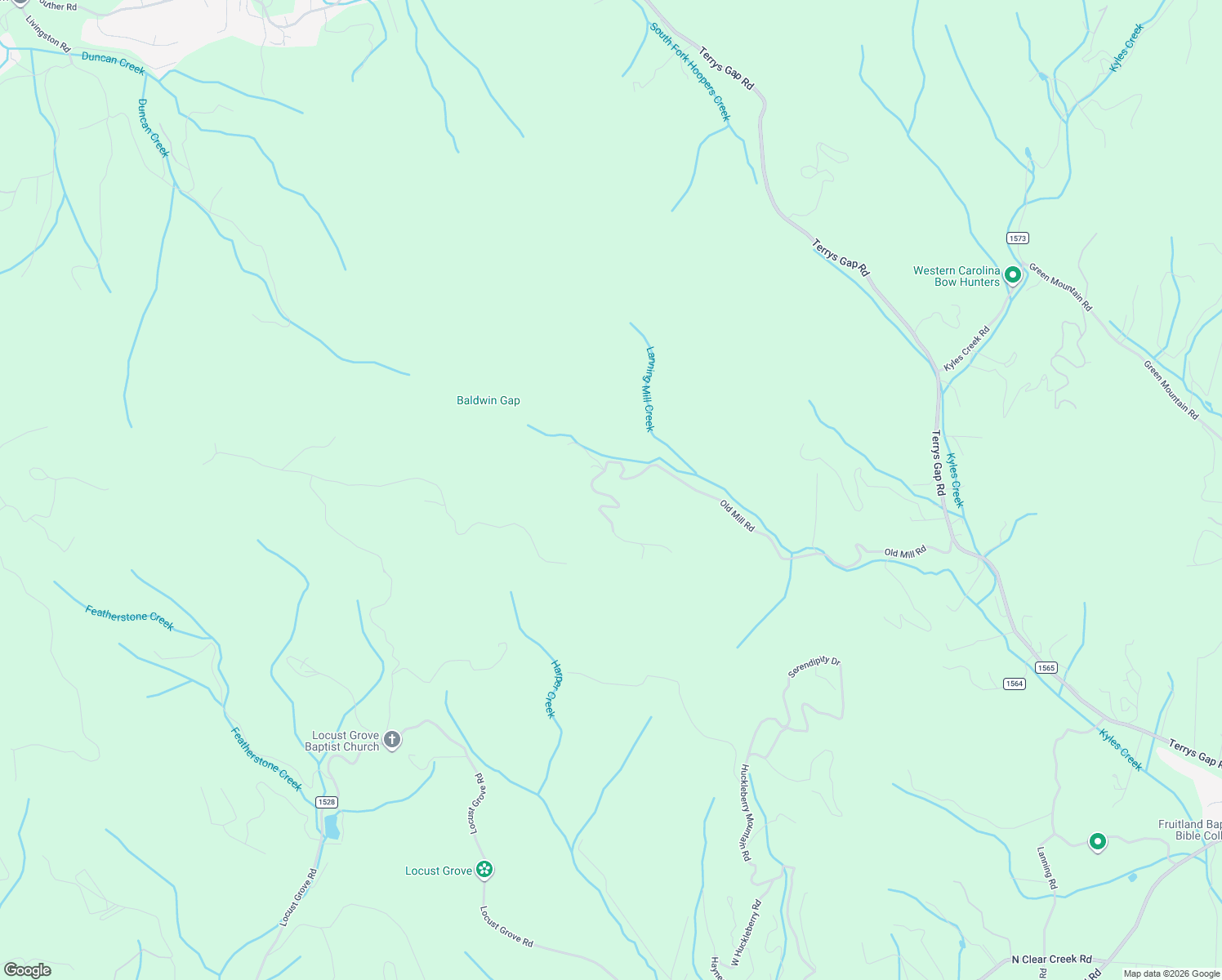 map of restaurants, bars, coffee shops, grocery stores, and more near 1443 Old Mill Road in Hendersonville