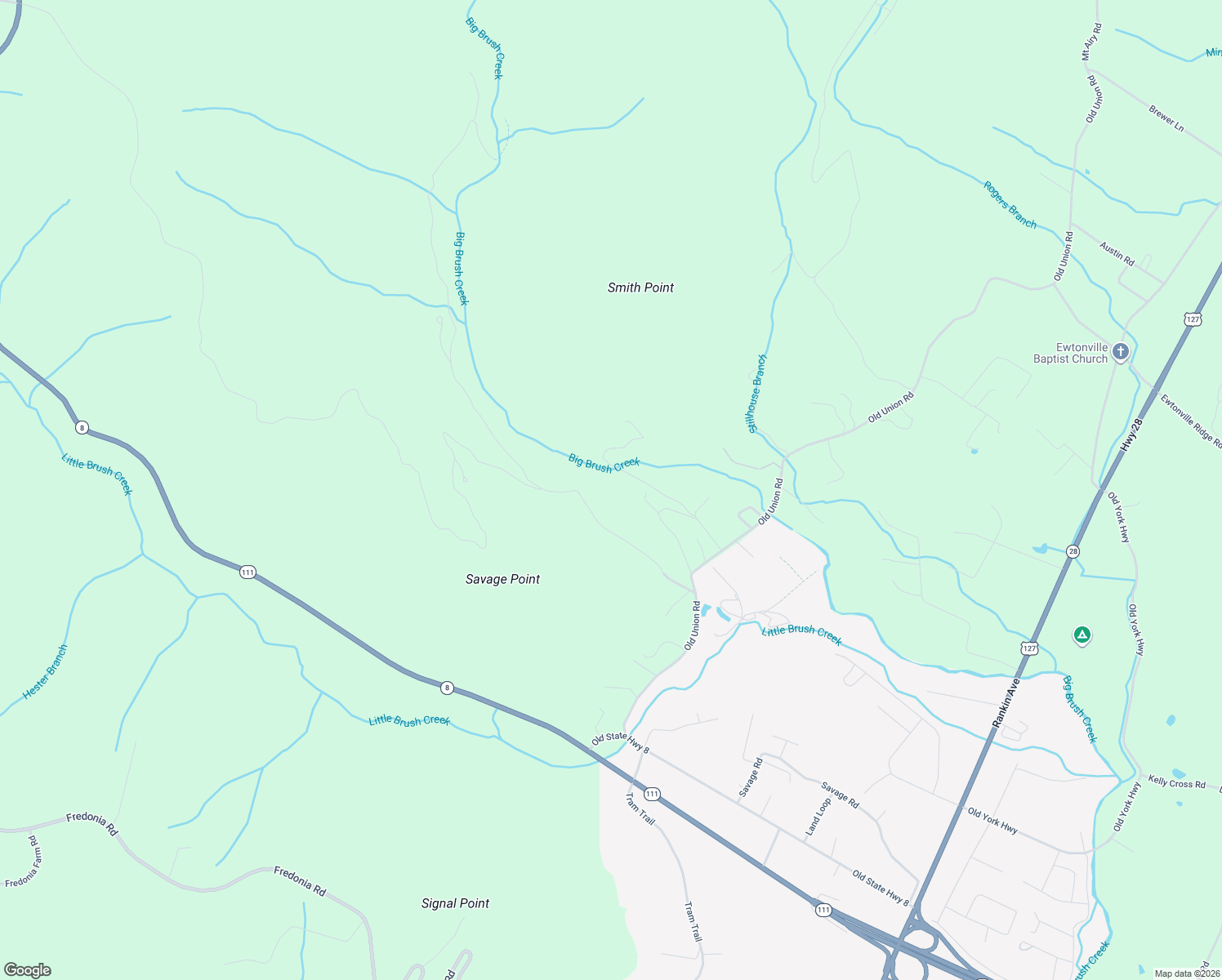 map of restaurants, bars, coffee shops, grocery stores, and more near 396 Savage Point Road in Dunlap