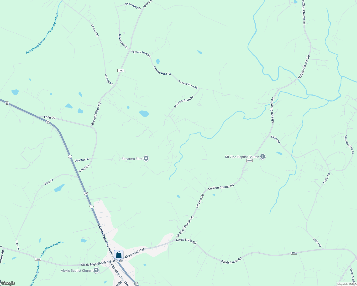 map of restaurants, bars, coffee shops, grocery stores, and more near 3205 Farm View Lane in Iron Station
