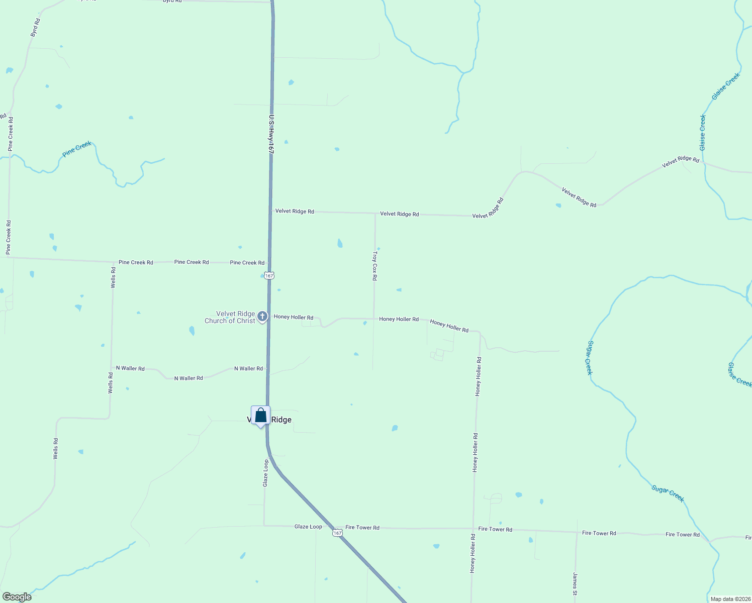 map of restaurants, bars, coffee shops, grocery stores, and more near 171 Troy Cox Road in Bald Knob