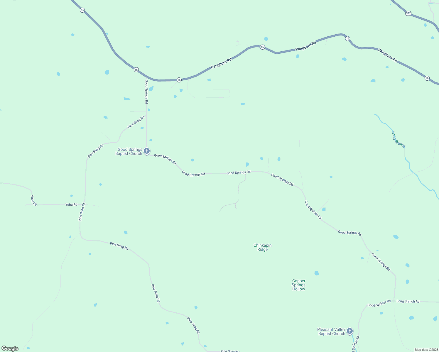 map of restaurants, bars, coffee shops, grocery stores, and more near 690 Good Springs Road in Heber Springs
