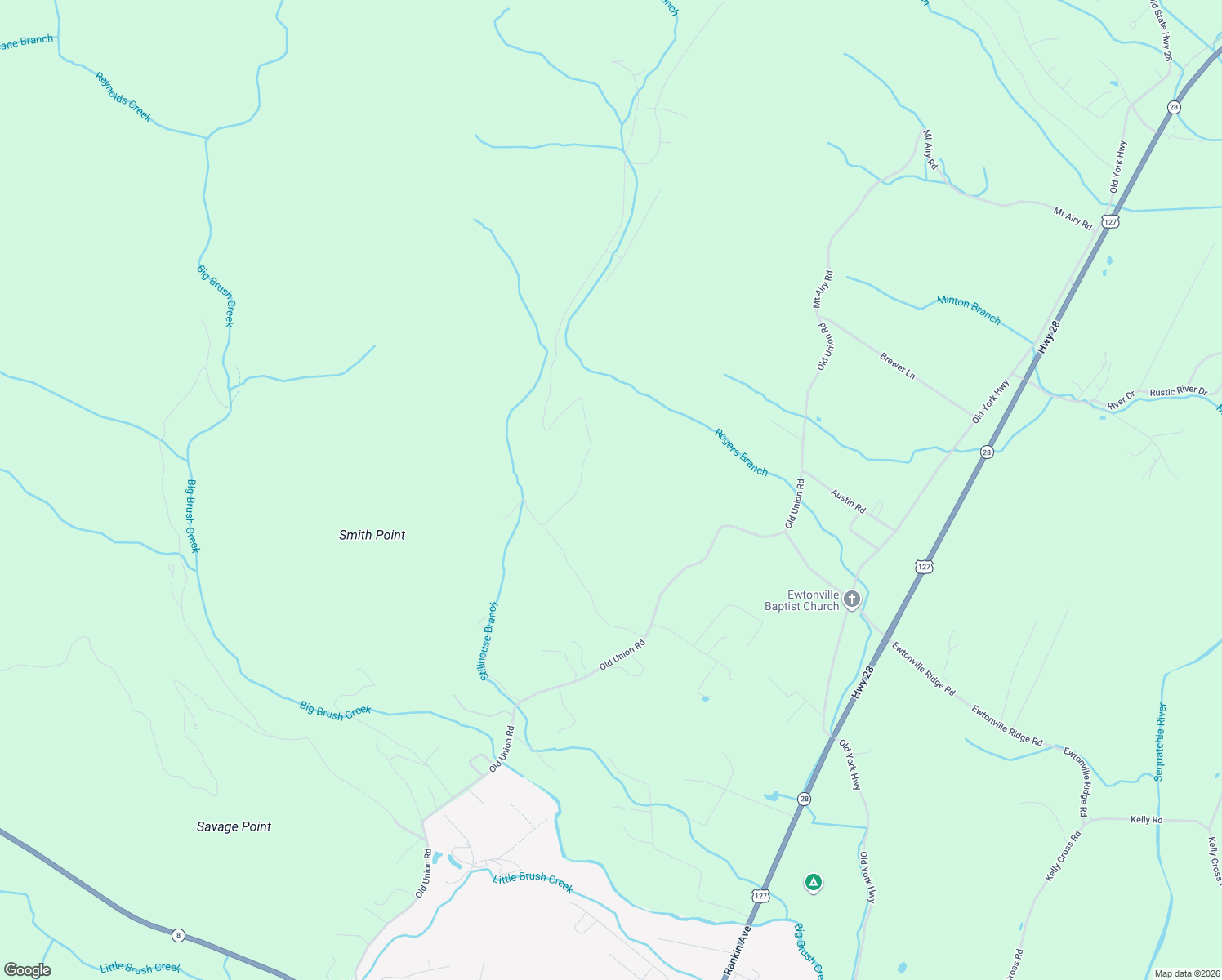 map of restaurants, bars, coffee shops, grocery stores, and more near 608 Smith Road in Dunlap