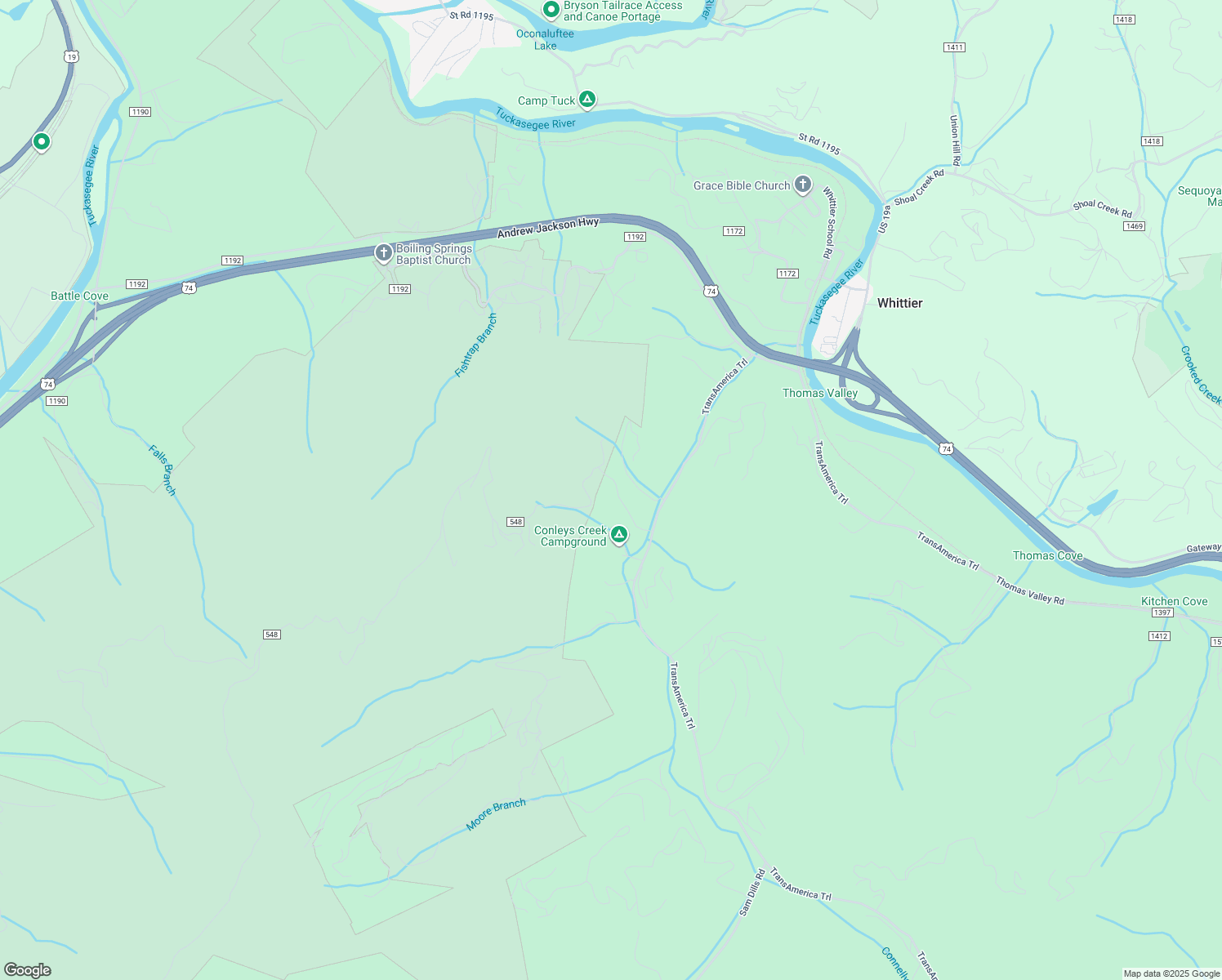 map of restaurants, bars, coffee shops, grocery stores, and more near 161 Claude Brooks Road in Whittier
