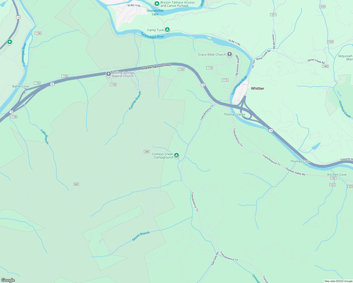 map of restaurants, bars, coffee shops, grocery stores, and more near 161 Claude Brooks Road in Whittier