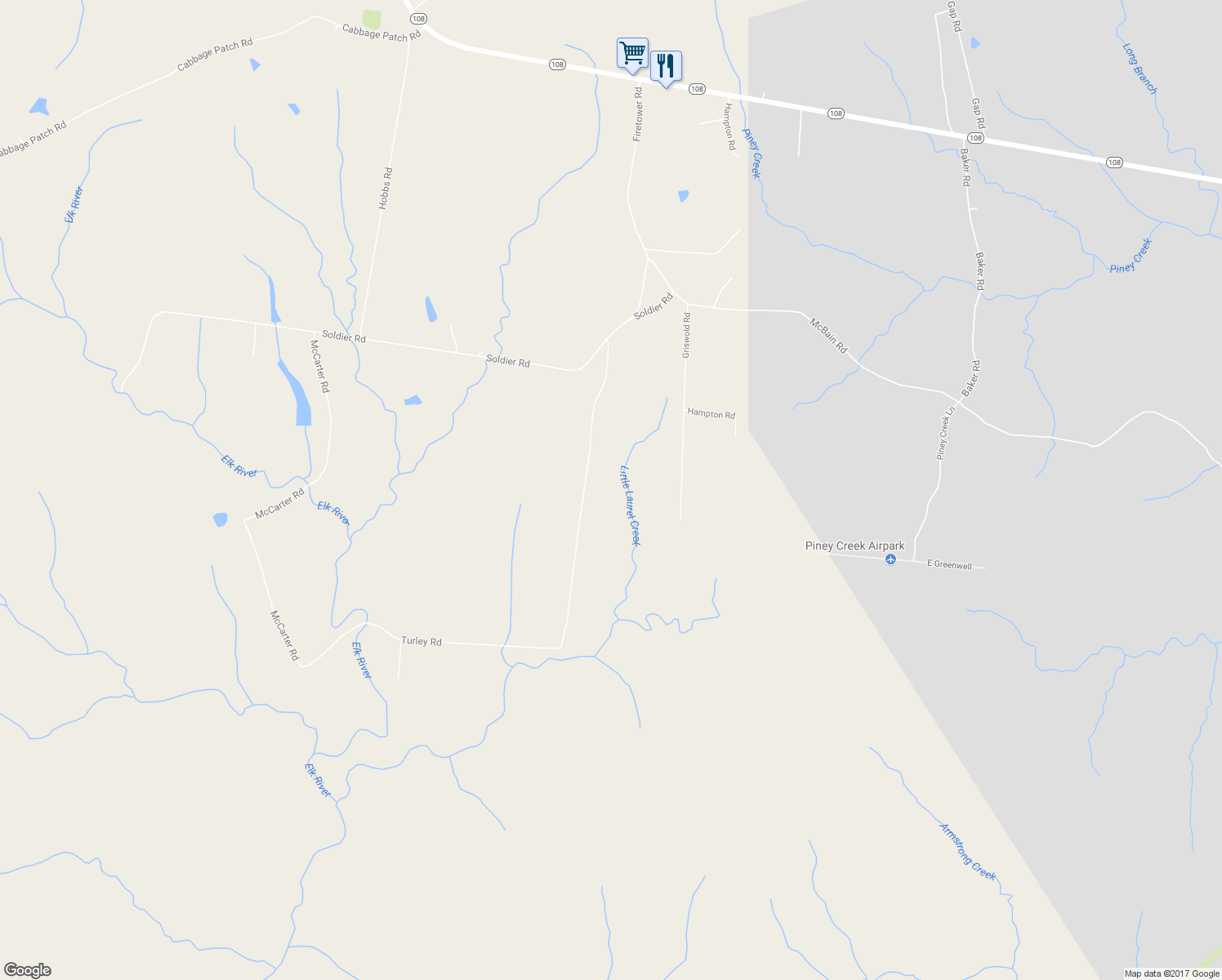 map of restaurants, bars, coffee shops, grocery stores, and more near 253 Soldier Road in Altamont