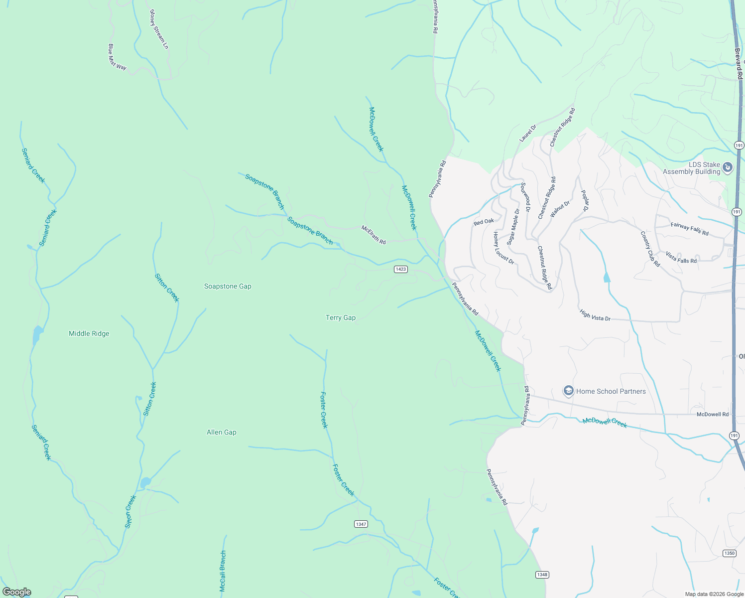 map of restaurants, bars, coffee shops, grocery stores, and more near 281 Judson Ridge Road in Arden