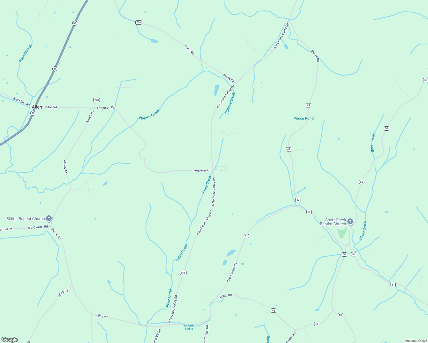 map of restaurants, bars, coffee shops, grocery stores, and more near 5417 No Pone Valley Road Northwest in Decatur