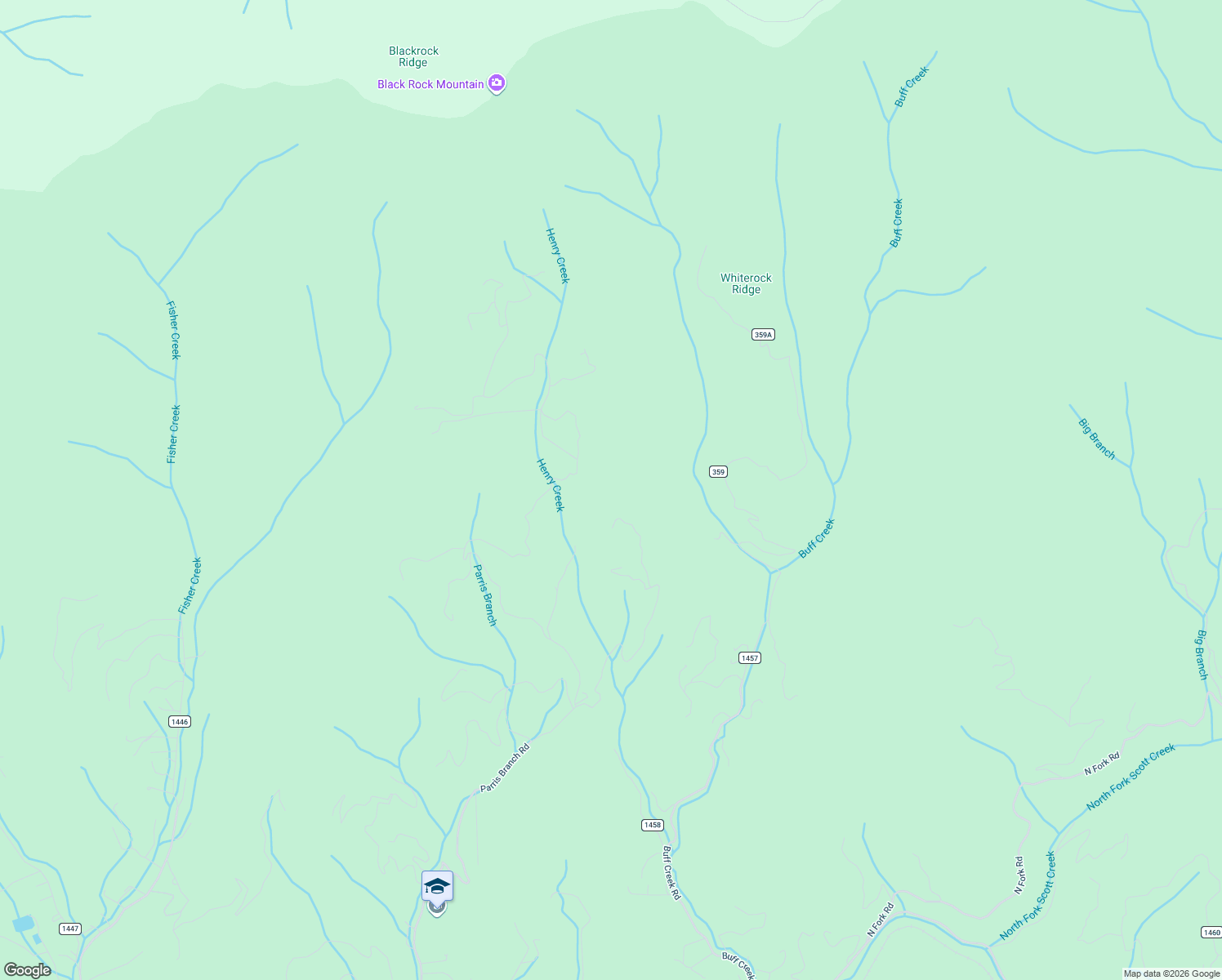 map of restaurants, bars, coffee shops, grocery stores, and more near 16F East Sylva Circle in Sylva