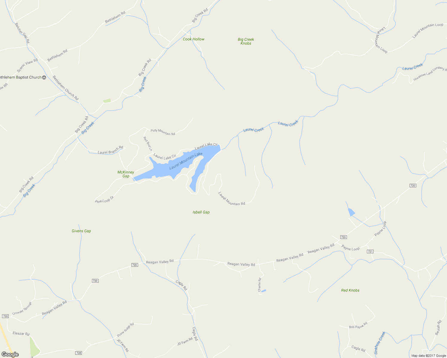 map of restaurants, bars, coffee shops, grocery stores, and more near 257 Laurel Mountain Road in Madisonville