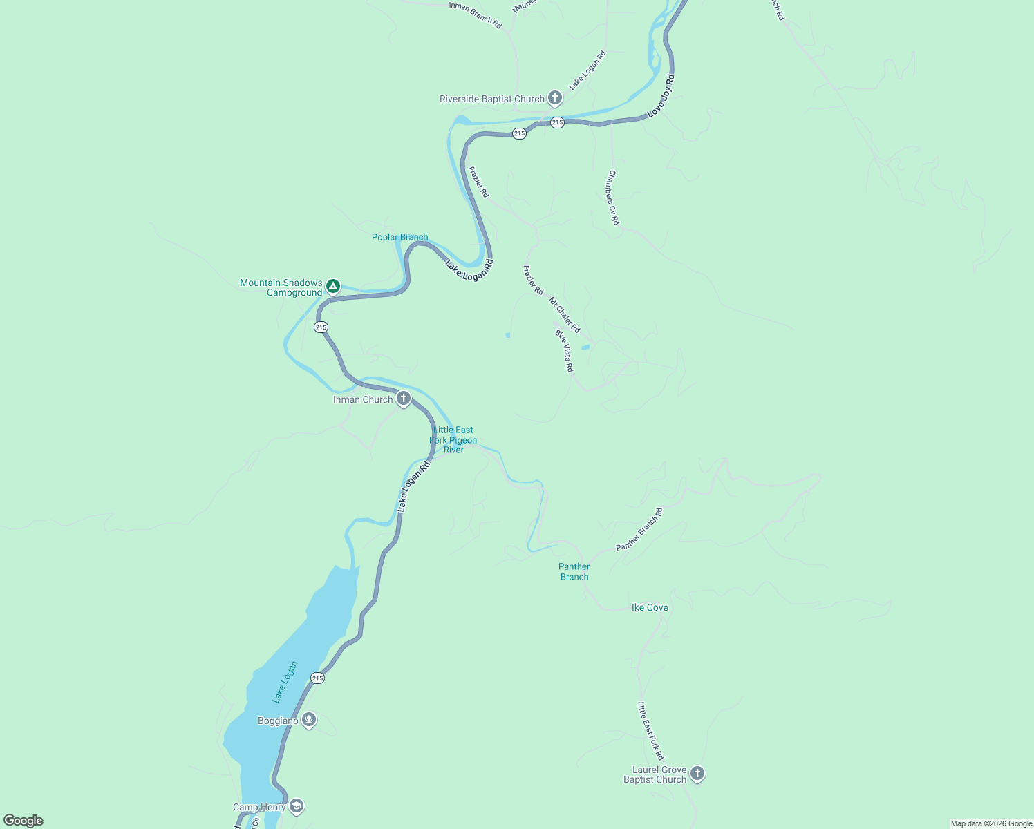 map of restaurants, bars, coffee shops, grocery stores, and more near 406 Blue Vista Road in Canton