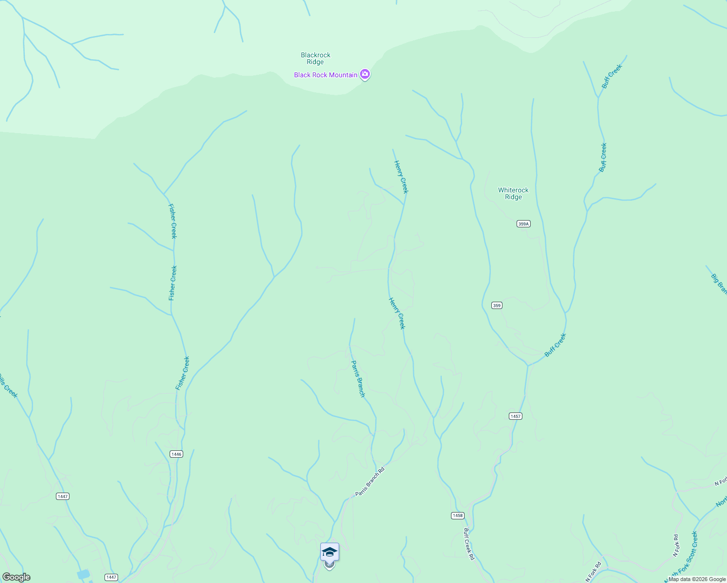 map of restaurants, bars, coffee shops, grocery stores, and more near 3867 Parris Branch Road in Sylva