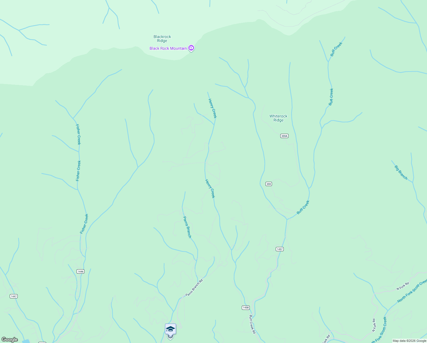 map of restaurants, bars, coffee shops, grocery stores, and more near 3462-4398 Parris Branch Road in Sylva