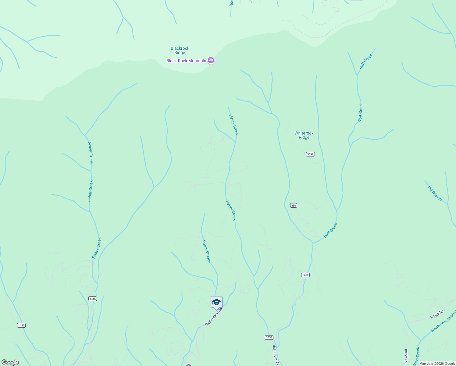 map of restaurants, bars, coffee shops, grocery stores, and more near 4398 Parris Branch Rd in Sylva