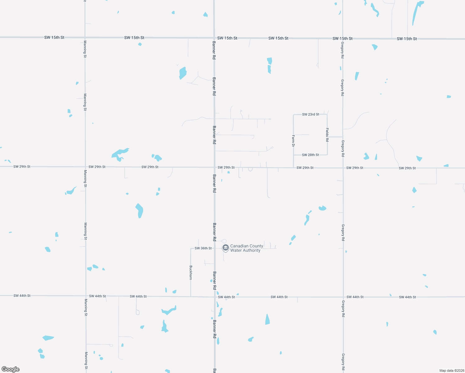 map of restaurants, bars, coffee shops, grocery stores, and more near 16820 Southwest 29th Street in El Reno
